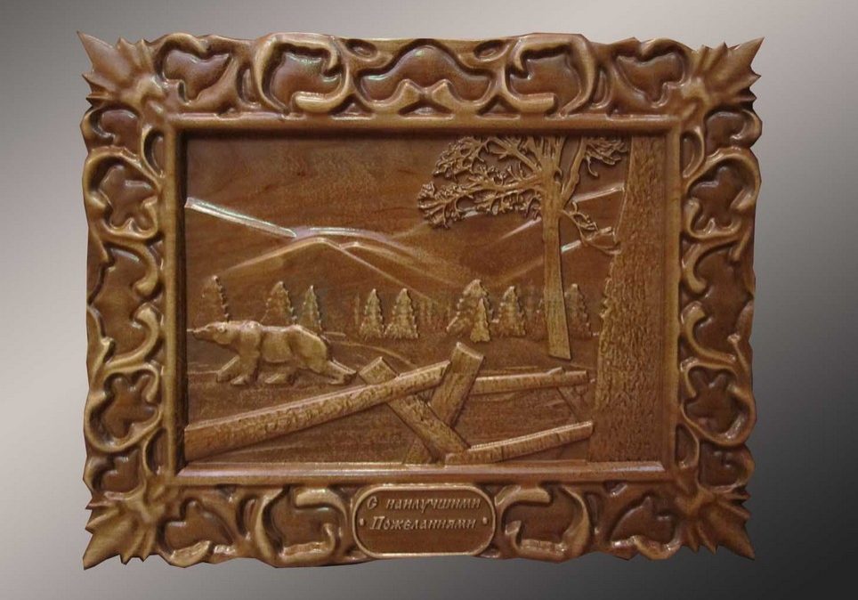 Деревянное панно 8-005