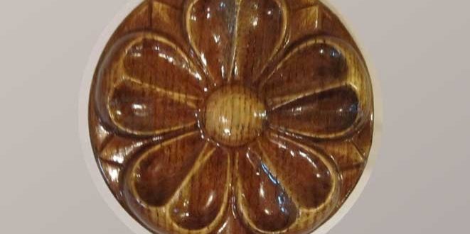 Резная розетка 5-002