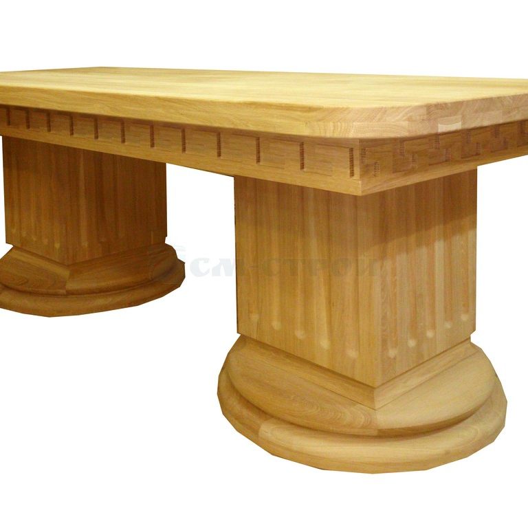 Стол обеденный из массива дуба