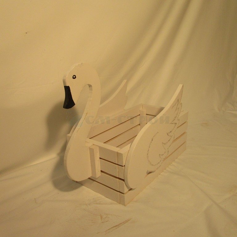 Цветочница Белый лебедь