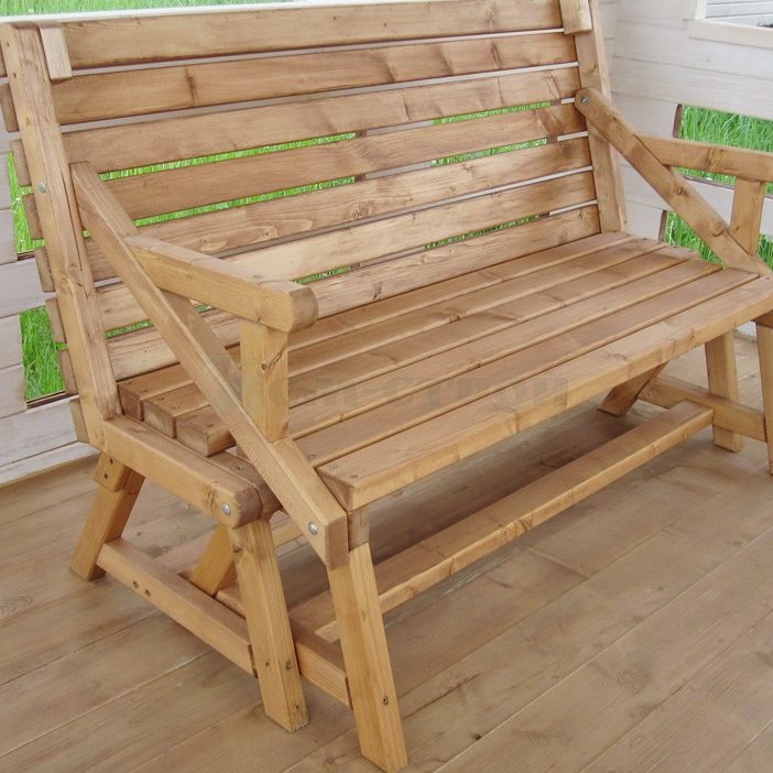 Лавка-транформер