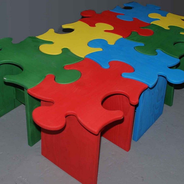 Табурет пазл